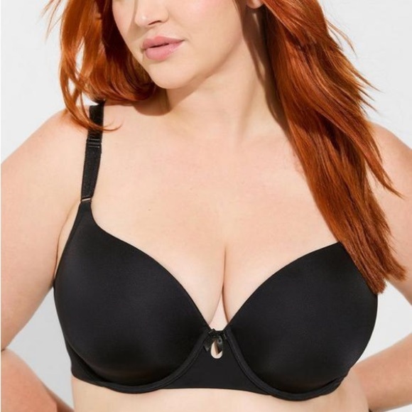 TORRID Perfect T-Shirt Bra size 48C in black plus size bra Back Smoothing - Picture 1 of 7